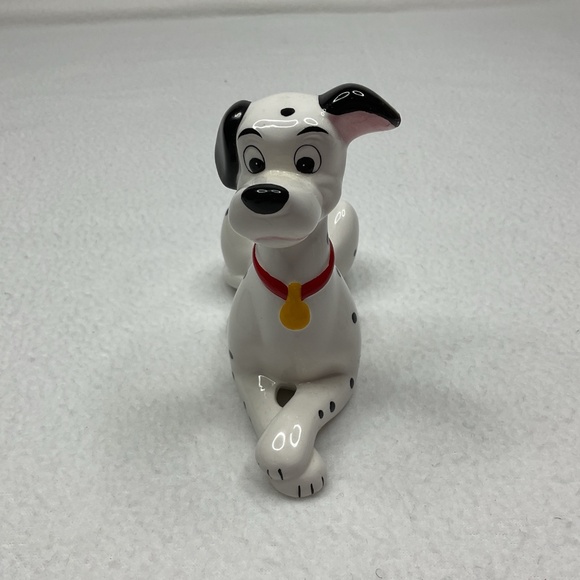 Disney 101 Dalmatians 5" Porcelain Pongo A Red Collar And Gold Medallion Dog - Picture 4 of 10
